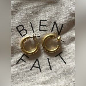 Madewell Antique Gold Chunky Hoops